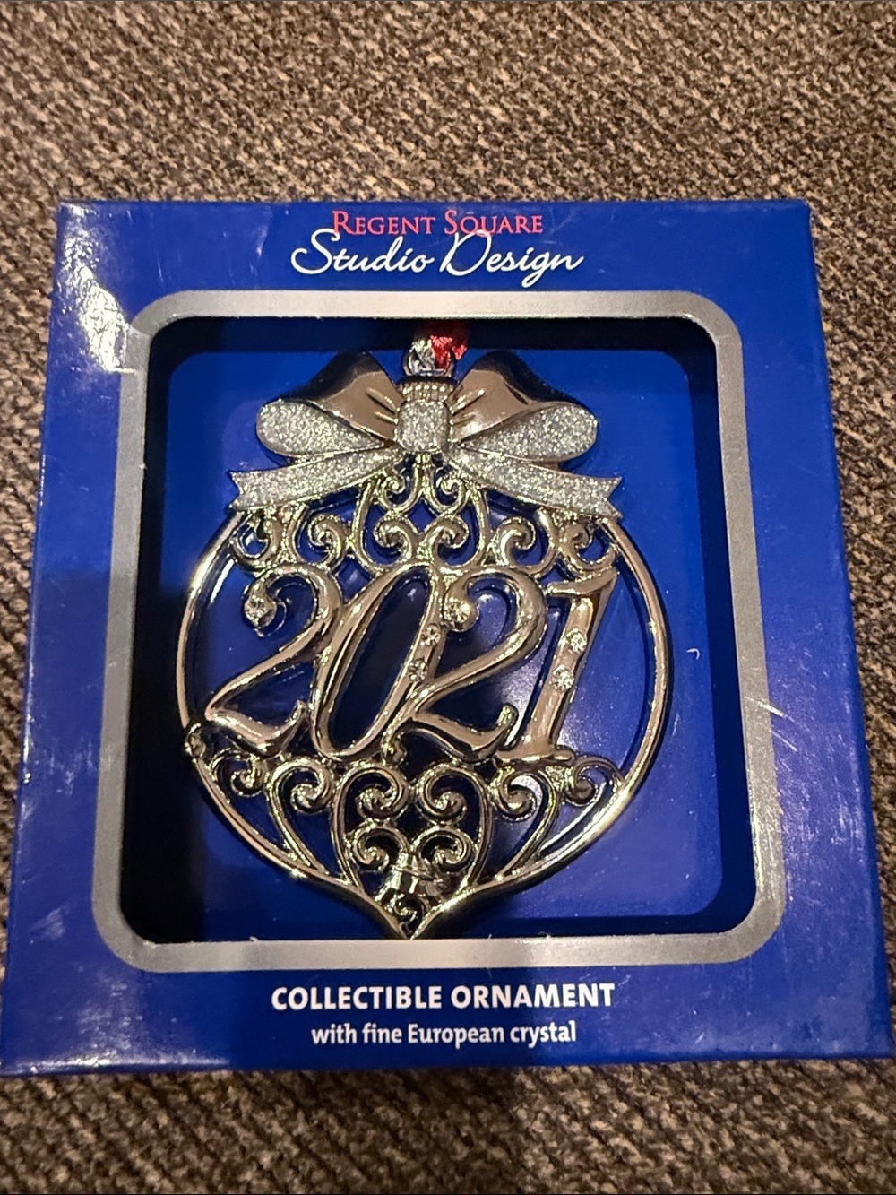 Regent square studio design 2021 collectible ornament.